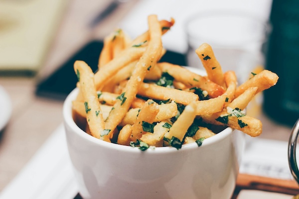 bowl of french fries